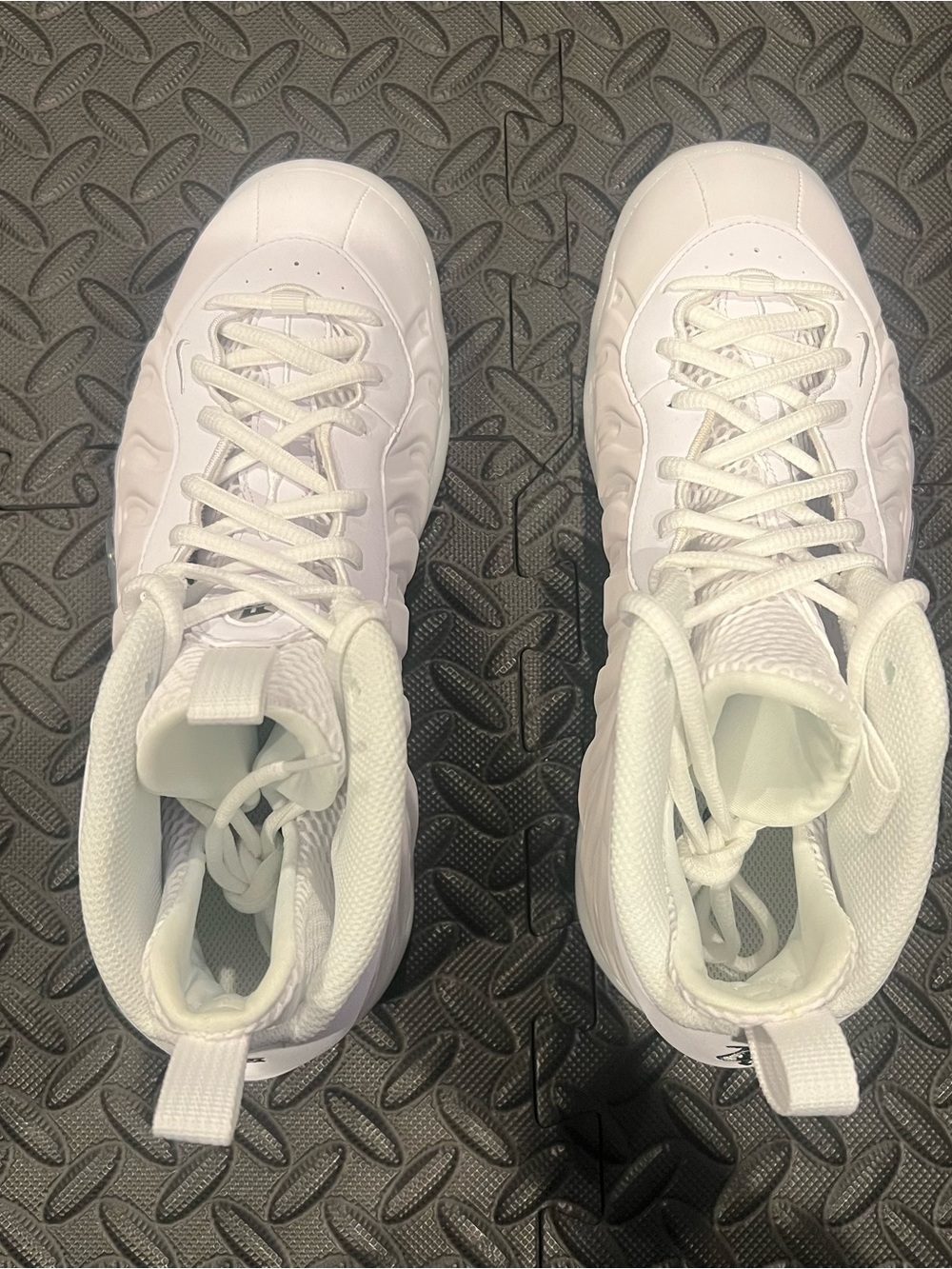 Nike Little Posite One GS ‘Triple White’ HQ1959-100 Size 7Y - Picture 5 of 9